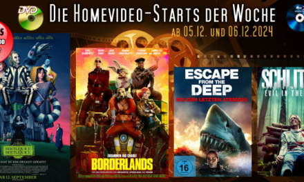 Homevideo-Starts der Woche <br><strong>Neu ab 05.12.2024 und 06.12.2024</strong><br>auf DVD und BluRay-Disc