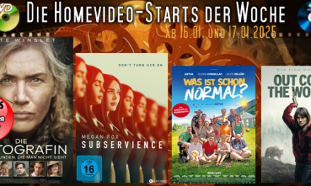 Homevideo-Starts der Woche <br><strong>Neu ab 16.01.2025 und 17.01.2025</strong><br>auf DVD und BluRay-Disc